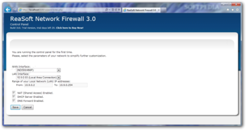 ReaSoft Network Firewall screenshot 2