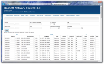 ReaSoft Network Firewall screenshot 8