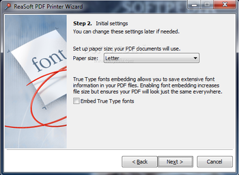 ReaSoft PDF Printer screenshot 10
