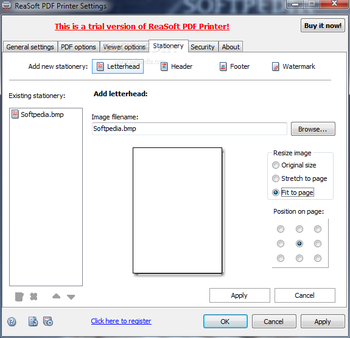 ReaSoft PDF Printer screenshot 4