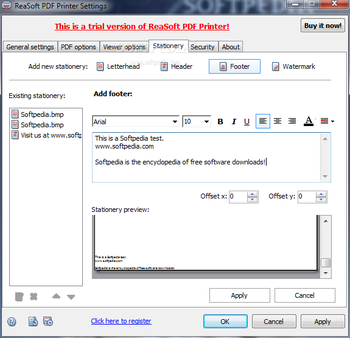 ReaSoft PDF Printer screenshot 6