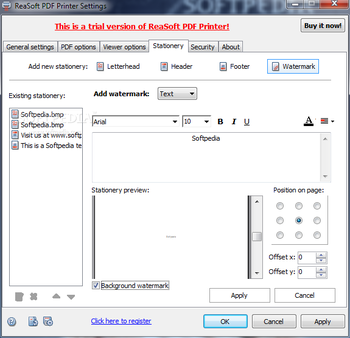 ReaSoft PDF Printer screenshot 7