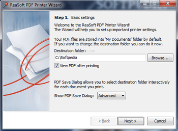 ReaSoft PDF Printer screenshot 9