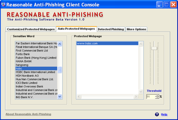 Reasonable Anti-phishing screenshot 2