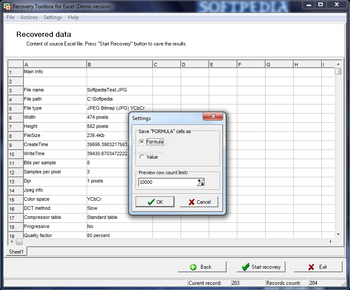 Recovery Toolbox for Excel screenshot 2