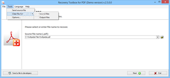 Recovery Toolbox for PDF screenshot 3