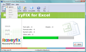 RecoveryFix for Excel screenshot 2