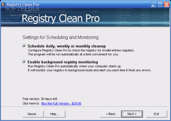 Registry Clean Pro screenshot 3