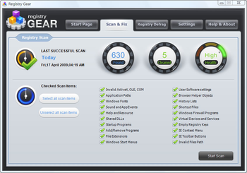 Registry Gear screenshot 2