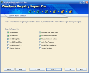 Registry Repair Pro screenshot 3