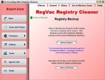 RegVac Registry Cleaner screenshot 7