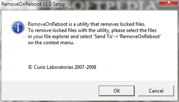 RemoveOnReboot screenshot