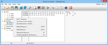 Resource Hacker screenshot