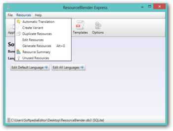 ResourceBlender Express Portable screenshot 3