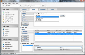 Retina Network Security Scanner screenshot 4