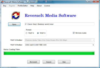 ReverseIt Media Software 2.0 screenshot