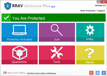 RRAV Antivirus Plus screenshot