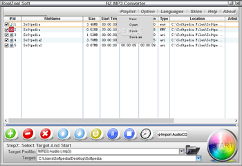 RZ MP3 Converter screenshot 2