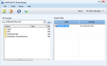 Samsung PC Share Manager screenshot