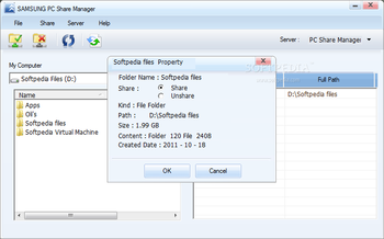 Samsung PC Share Manager screenshot 2