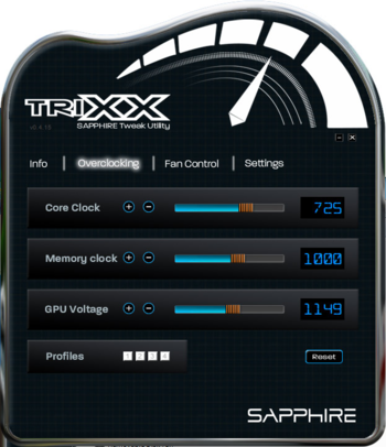 SAPPHIRE TriXX screenshot 4