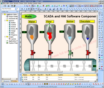 SCADA/HMI Visualization Component screenshot