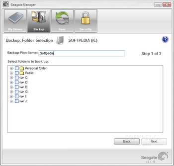 Seagate Manager for FreeAgent screenshot 3