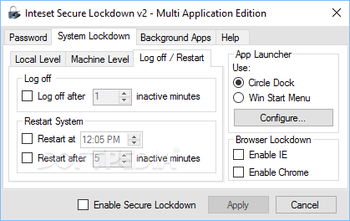 Secure Lockdown - Multi Application Edition screenshot 4