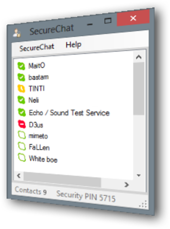 SecureChat for Skype screenshot