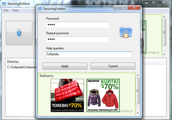 SecuringFolders screenshot 2