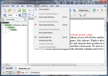Serna XML Editor screenshot 14