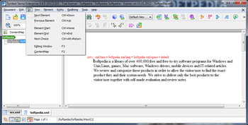 Serna XML Editor screenshot 2
