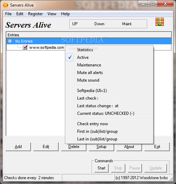 Servers Alive screenshot 2