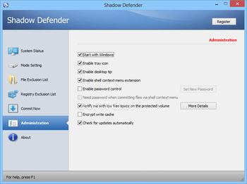 Shadow Defender screenshot 6