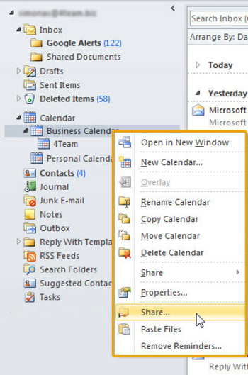 ShareO for Outlook screenshot 5