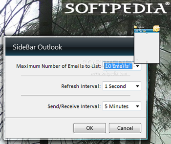 Sidebar Outlook screenshot 2