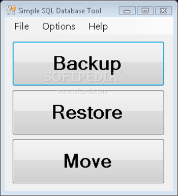Simple SQL Backup screenshot
