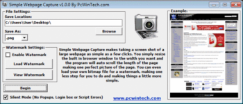 Simple Webpage Capture screenshot