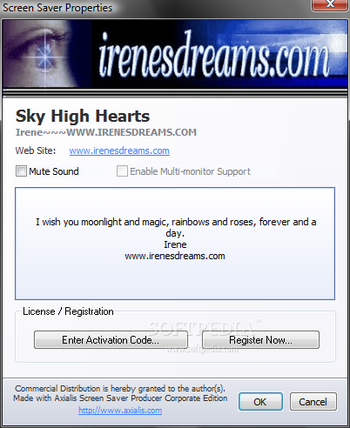 Sky High Hearts Screensaver screenshot
