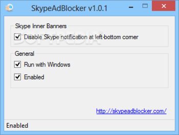 SkypeAdBlocker screenshot