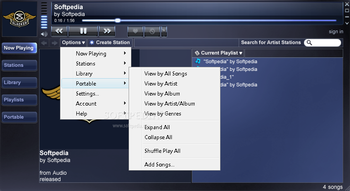 Slacker Software Player screenshot 3