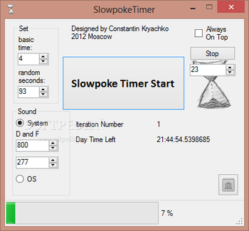 SlowpokeTimer screenshot