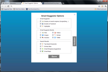 Smart Suggestor for Google Chrome screenshot 2