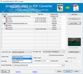 smartdwg dwg to pdf converter screenshot 4