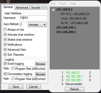 S!mpL3 LAN Messenger screenshot 3