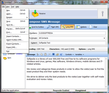 SMSCaster E-Marketer Enterprise screenshot 6