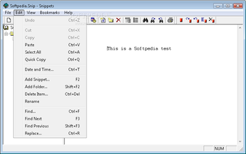Snippets Text Database screenshot 2