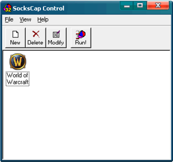 SocksCap screenshot 2