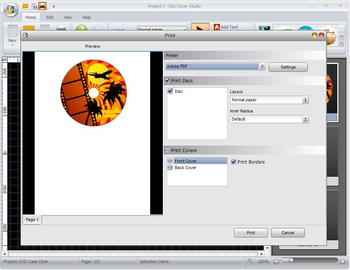 Soft4Boost Disc Cover Studio screenshot