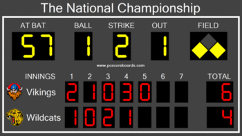 Softball Scoreboard Pro screenshot 2